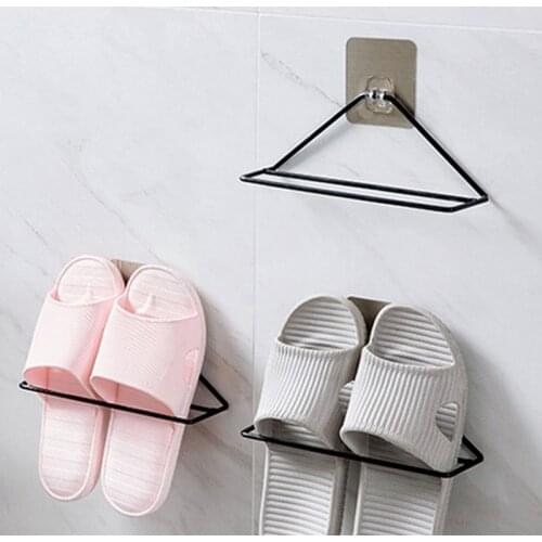 Wall Hanger Shape Space Save Practical Creative Portable Simple Shoe Shelf Shoe Rack Shoes Hanger Shoes Organizers Storage Rack