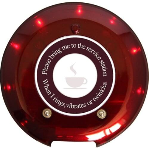 SINGCALL Paging System, Customers Take Food to Use, Restaurant Coaster Queue System, 1pc Wireless Pager