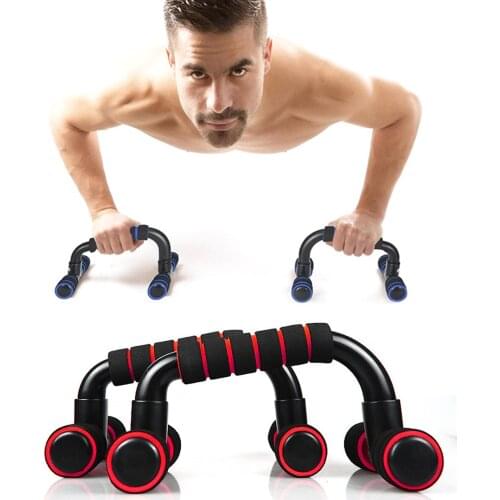Push Up Stand AB Roller Resistance Bands Set GYM Fitness Equipment Workout Exercise At Home Sport Bodybuilding Exercise Bars