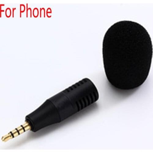 3.5mm Jack Portable Mini Portable Digital Stereo Microphone Recorder For Computer For Phone
