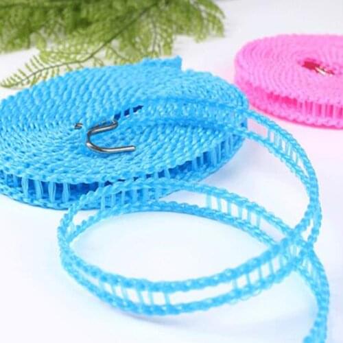 Anti-Slip Clothesline Outdoor Windproof Clothesline Laundry Fence-type Travel Business Cloth Hanging Rope Washing Drying Line