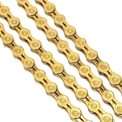 Bicycle variable speed chain mtb mountain road folding bike hollow durable bicycle chain bicycle accessories