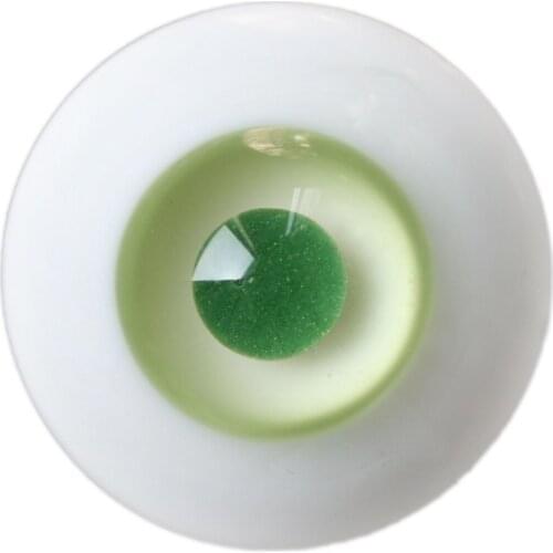 [wamami] 8mm 10mm 12mm 14mm 16mm 18mm 20mm 22mm 24mm Green Glass Eyes Eyeball BJD Doll Dollfie Reborn Making Crafts