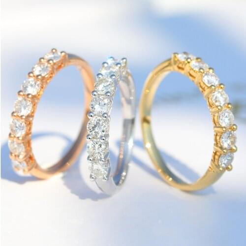 925 Sterling Silver Wedding Rings for Couples Engagement Romantic Elegant Moissanite Ring for Women Luxury Jewelry Charming Love