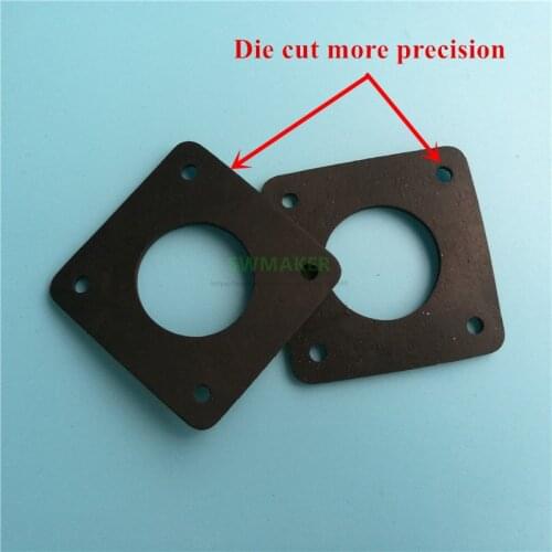 10pcs NEMA 23 Rubber Vibration Dampers 42 Stepper Motor Damper Isolator 2mm thickness for CNC 3D printer