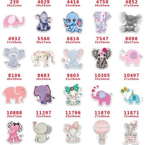 10 pcs Animal Resin Flatback for Hair Bows Planar Resin Crafts Custom Resin for DIY Phone Decorations PR230