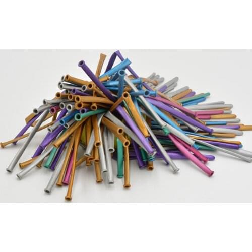 100pcs Long New Glossy Metal Pearl Latex Balloon Thick Chrome Metallic Colors Inflatable Air Balls Globos Birthday Party Decor