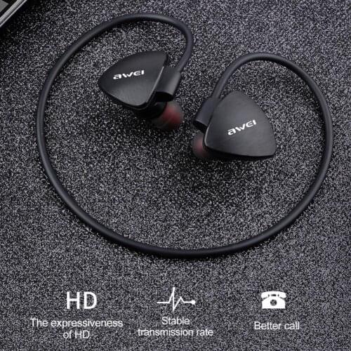 A847BL Sport Bluetooth 4.2 Stereo Earpiece Waterproof NFC Neckband Headset With Mic For Universal Phones NFC Earphones