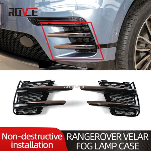 Suitable For Land Rover Range Rover Velar L560 Fog Light Lamp Cover Bumper Grille Trim LR093470 LR093471 Fog Lamp Shade