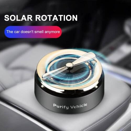 Car Air Freshener Auto Aroma Diffuser solar power Dashboard Freshener Solid Perfume Car accessories interior decoration