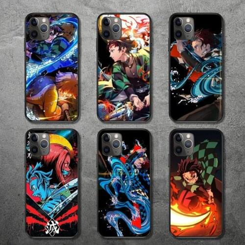 Demon Slayer Phone Case for iPhone 12 11 mini pro XS MAX 8 7 6 6S Plus X 5S SE 2020 XR