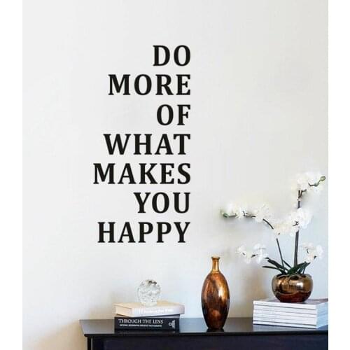 DIY Inspiring Quote Wall Art Decal for Kids Room e-co friendly PVC Wall Sticker Bedroom Motivational Home Rules Wallpaper D313