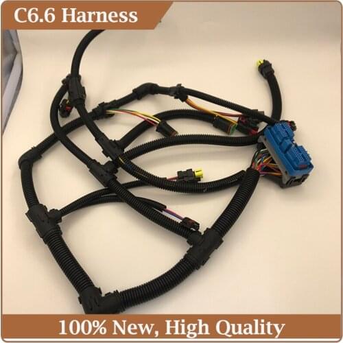 E323D 323D Excavator Wire Harness C6.6 Perkins Engine Wiring Harness 260 5542 260-5542 2605542 For Excavator Parts