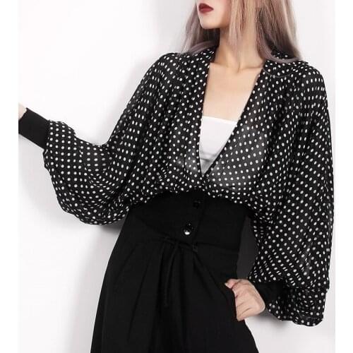 Блузки в горошек EASTQUEEN China At AliExpress