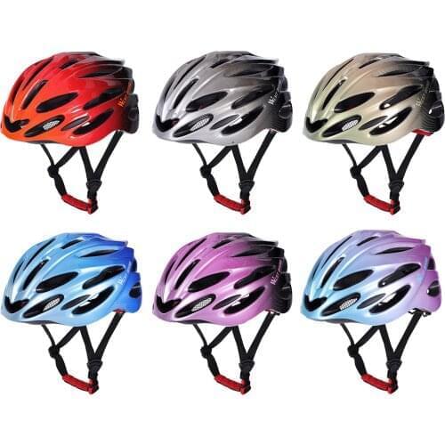 Gradient Riding Helmet Breathable Bicycle Safety Breathable Shock Absorption Unisex Helmets Anti-collision Cap Washable