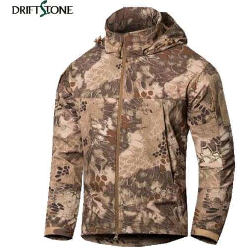 Lurker Shark Skin Military Jacket Men Softshell Waterproof Tactical Jackets Autumn Winter Camouflage Windproof Windbreaker Coat