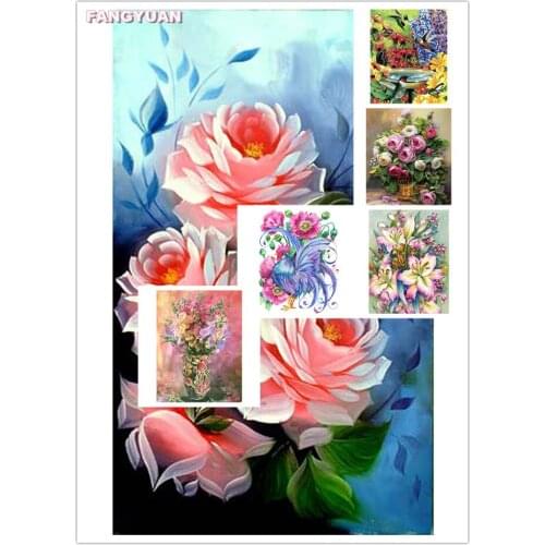 Nature Floral 5D Diy Diamond Painting Accessories Birds Full Drill Diamond Mosaic Embroidery Cross Stitch Kit Picture Home Decor