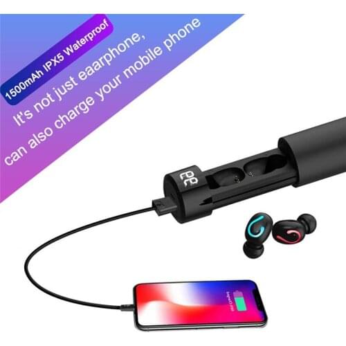 TWS Q67 Bluetooth Earphone 5.0 Wireless Earbuds 3D Stereo Mini With Dual Mic Sports Waterproof Earphones Auto Pairing Headset