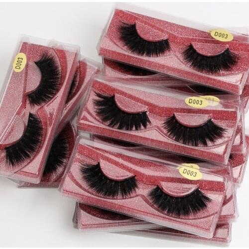 Mink Eyelashes 12 Pairs 3D Soft Mink False Eyelashes Handmade Wispy Fluffy Long Lashes Natural Eye Extension Makeup Kit Cilios