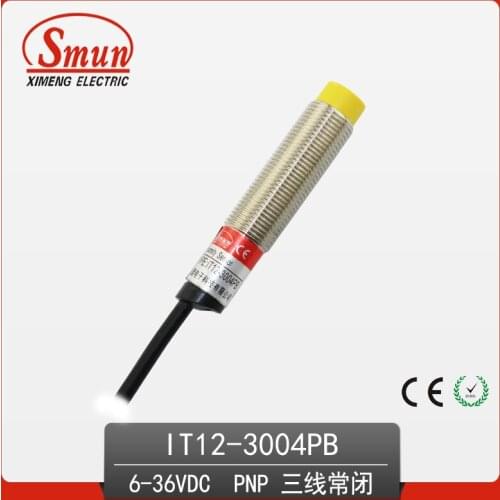 New inductive proximity switch sensor Non-flush type DC 6~36V PNP three wire normally close position sensor