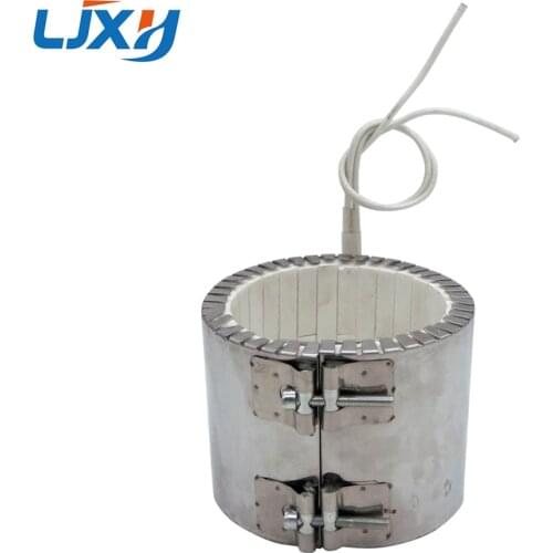 LJXH Ceramic Band Heaters 220V Heating Element Stainless Steel Wattage 1400W/1700W/2100W 100x100mm/120x100mm/150x100mm 1pc