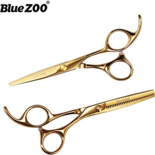 5.5" Hairdressing Scissors Hair Professional Thinning Shears Set Hair Cutting Scissors Barber Scissors Styling Tool