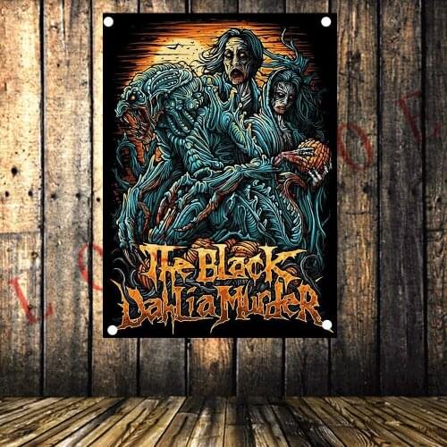 Famous Singer Posters Rock Music Stickers Pop Rock Band Flag & Banner HD Canvas Printing Art Tapestry Mural Wall Decoration