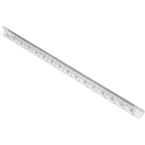 Transparent Triangle Ruler 15cm Precision Measuring Tool Student Straight Rulers Stationery School Ofice Supplies