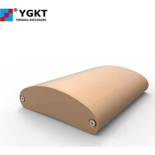 Junction box small dustproof electrical enclosure black housing instrument case aluminum gold sandblast 70*21*88mm