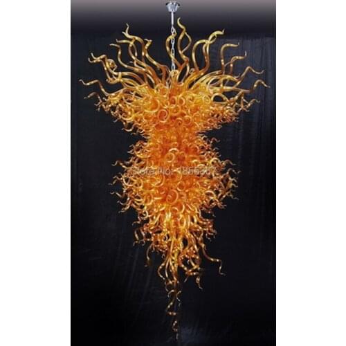 Free Shipping Hotel Luxury Murano Lights Hand Blown Glass Ceiling Light On Sale