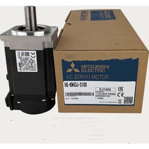 MITSUBISHI With Brake AC SERVO drive MOTOR HG-KN43J-S100 + MR-JE-40A Drive Amplifier Torque 1.3N.M 3000 r/min 2.6A