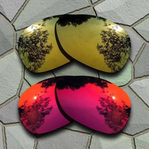 Yellow Golden&Violet Red Sunglasses Polarized Replacement Lenses for Oakley Crosshair 2012