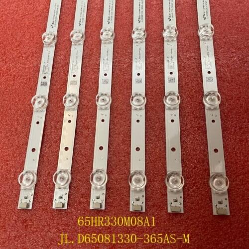 6pcs/set LED backlight strip for TOSHIBA 65P65US TCL 65S421 65HR330M08A1 4C-LB6508-HR01J PF01J JL.D65081330-365AS-M