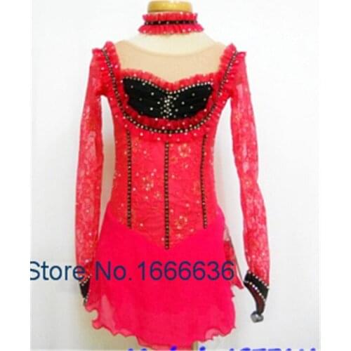 Professional Custom Figure Ice Skating Dresses For Women Spandex New Brand Vogue Figure Skating Competition Dress DR2919