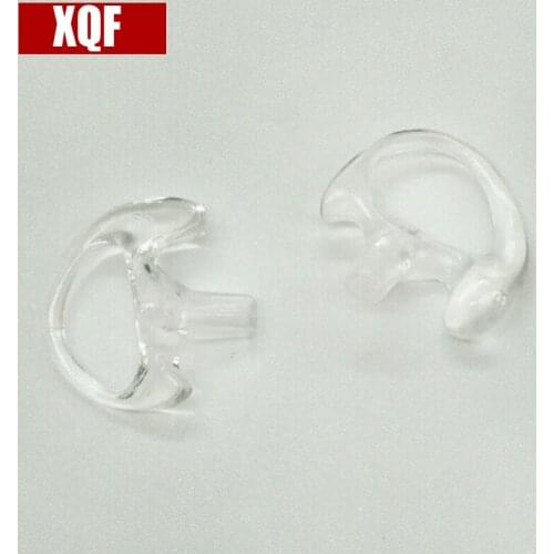 XQF 1 Pair Middle Silicone Soft Ear Bud for Walkie Talkie Earpiece of Ham Radio Hf Transceiver