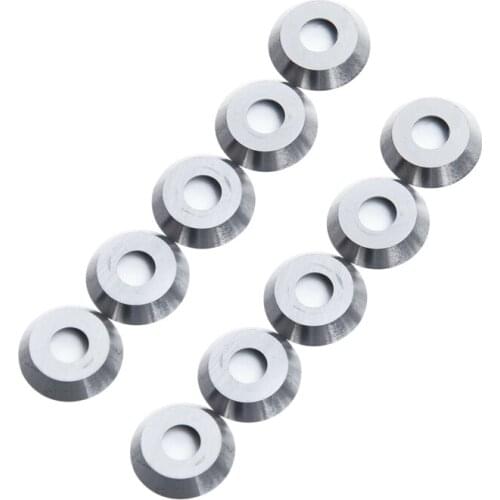 10Pcs Diameter 12mm Round Carbide Cutter Insert Fits for Ci3 Wood Turning