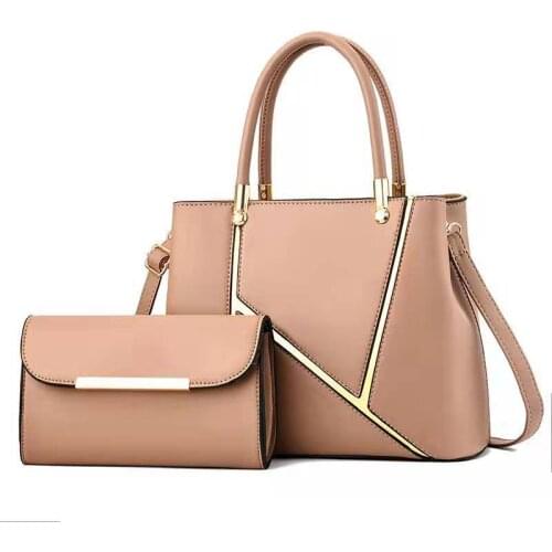 2021Women PU Bag Pure Color Leisure Large Capacity Handbag New Womens Commuter Bag