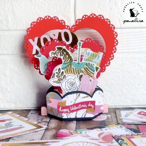 Panalisacraft 3D Cards Base Metal Cutting Dies Stencils for DIY Scrapbooking/photo album Decorative Embossing DIY Paper Cards