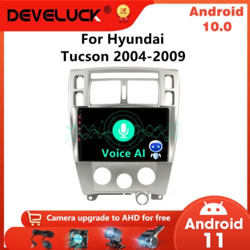 Android 10.0 Voice AI Car Stereo audio Radio For Hyundai Tucson 2004-2009 Multimedia Video Touch Screen Player 2Din Speaker DVD