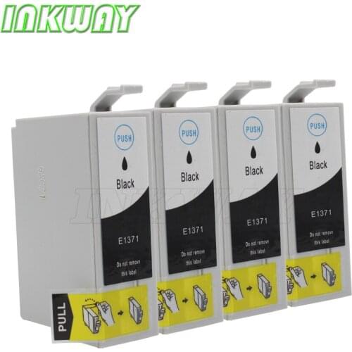 INK WAY T1371 Compatible Ink Cartridges for K100 K200 K300,4 PCS,free shipping