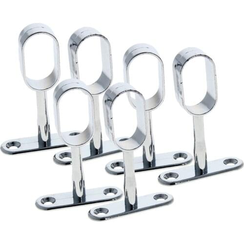 MroMax Tube Holder Zinc Alloy Electroplated Suitable 16*30mm Diameter/Width 42/46mm Pallet Height 72/67mm Hardware 2/4/6/10pcs