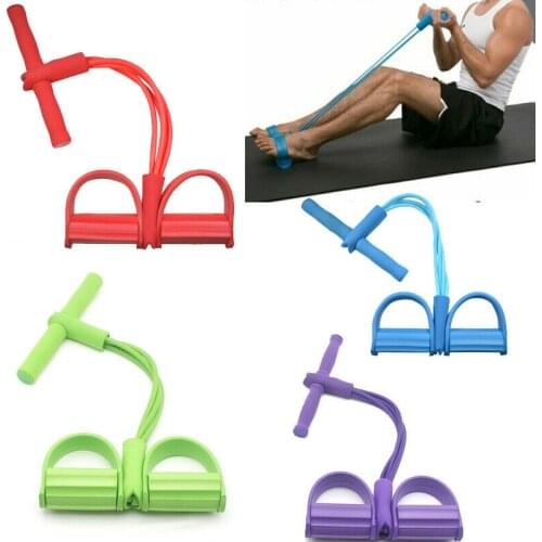 Fitness Gum Elastic Resistance Bands Latex Pedal Exerciser Sit Up Pull Rope Expander Yoga Band Equipment Pilates Workout