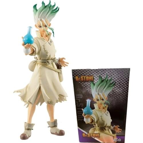 20cm Dr.STONE Anime Figurine Ishigami Senkuu Action Figure Collectible Finished Goods Model Doll Toys