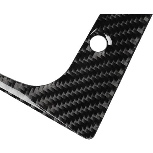 Carbon Fiber Console Gear Shift Box Frame Cover Trim For Volkswagen Golf 6