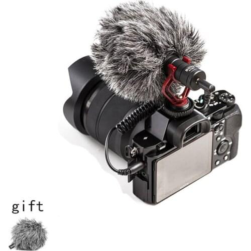 BOYA BY-MM1 cardioid Microphone for Smartphone DJI Osmo Nikon Canon DSLR Youtube Vlogging Recording 3.5MM audio cable