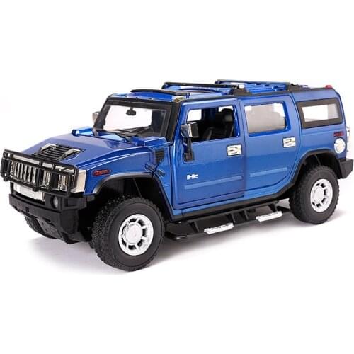 Collectible Die Cast 1:24 Static Model Cars Metal Vehicles Toys for Children gld2 Boys Gift Super Cool Hummer SUV