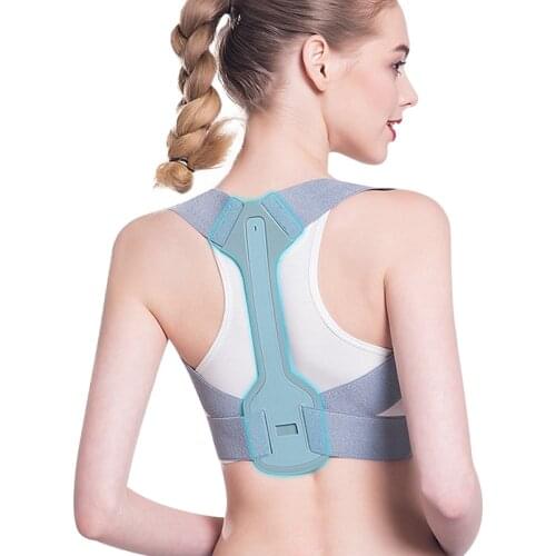 Adult Posture Corrector Shoulder Back Brace Spine Support Strap Adjustable Corrector Belt Posture Correction Pain Relief