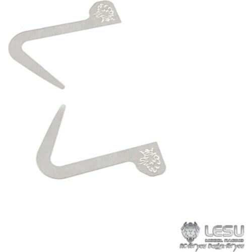 LESU Metal Door Handle Decorative Stickers for 1/14 RC TAMIYA Scaina Tractor Truck Dumper R470 R620 DIY Model