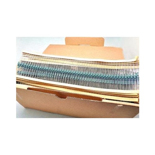 MF 1/2W 1% On Tape 0.1-0.91R 1R-10M Metal Film Resistor x 2000PCS