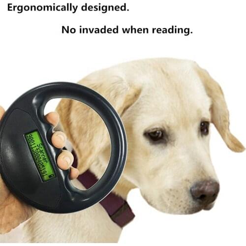 Microchip Animal transponder ID Scanner rfid reader pets identification AVID,FDX-A,ISO FDX-B standard